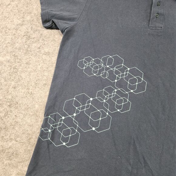 Epiroc Mens L Large Employee Staff Uniform Company Polo Short Sleeve T Shirt - Picture 4 of 12